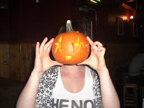 Pumpkin head lori!
